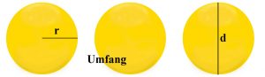 umfangradiusdurchmesser